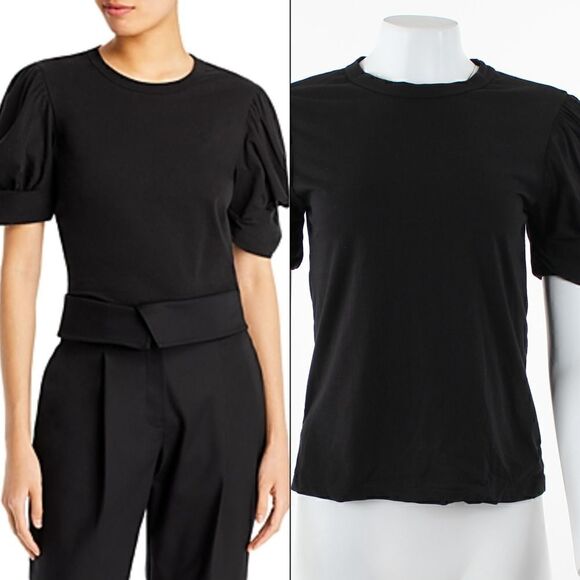 A.L.C. Karina Puffed Sleeve Top - Picture 1 of 5